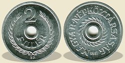 1987-es 2 filléres - (1987 2 fillér)
