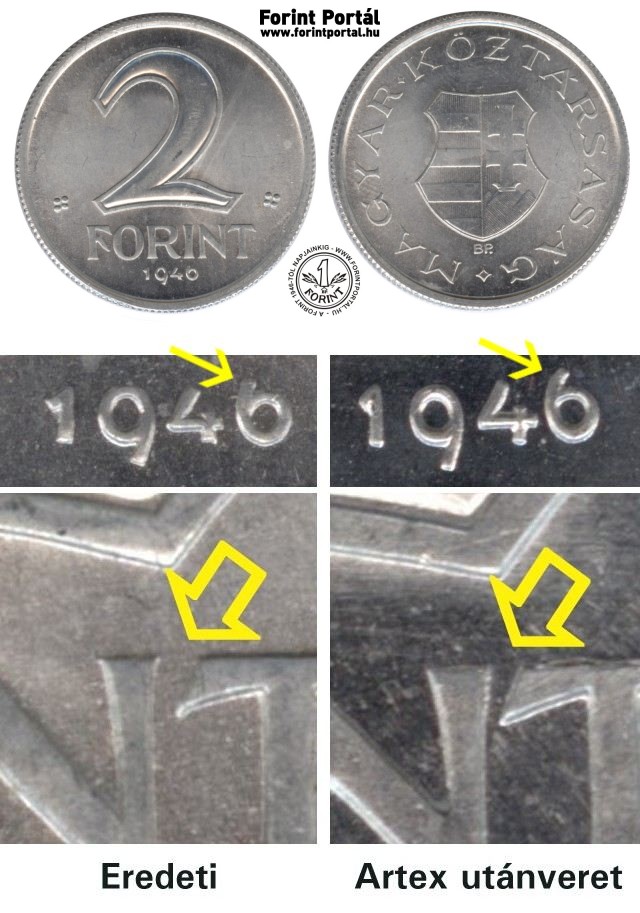 1946-os 2 forintos - (1946 2 forint)