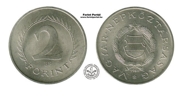 1966-os 2 forintos - (1966 2 forint)