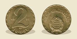 1985-s 2 forintos - (1985 2 forint)