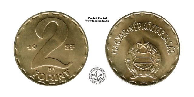 1987-es 2 forintos - (1987 2 forint)