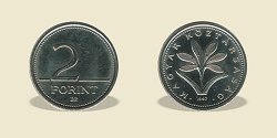 1997-es 2 forintos - (1997 2 forint)