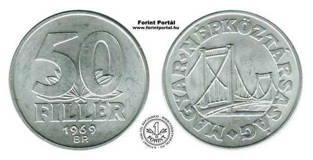 1969-es 50 fillres - (1969 50 fillr)