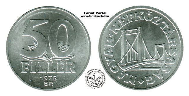 1975-s 50 fillres - (1975 50 fillr)