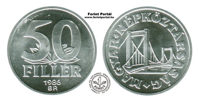 1986-os 50 fillres - (1986 50 fillr)