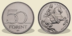 2018-as 50 forintos Nemzetk�zi Eucharisztikus Kongresszus