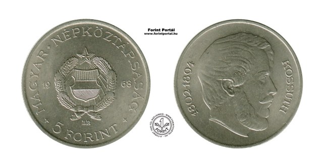 1968-as 5 forintos - (1968 5 forint)