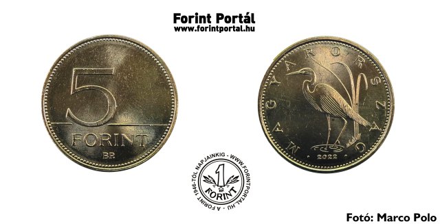 2022-es 5 forintos - (2022 5 forint)