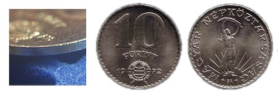 1972-es 10 forint pereme minta nlkl sima
