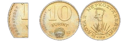 1982-es 10 forint Prbaveret