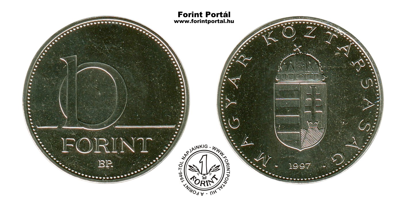 1997 10 forint - Forint Portál Numizmatika - A Forint 1946-tól ...