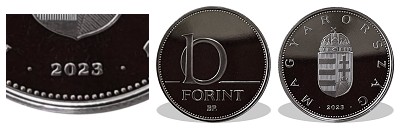 2023-as 10 forint proof t�k�rveret