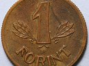 1967-es réz 1 forintos