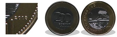 2018-as 200 forint BU fnyestett