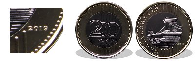 2019-es 200 forint BU fnyestett