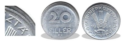1961-es 20 fillr flrevert veret