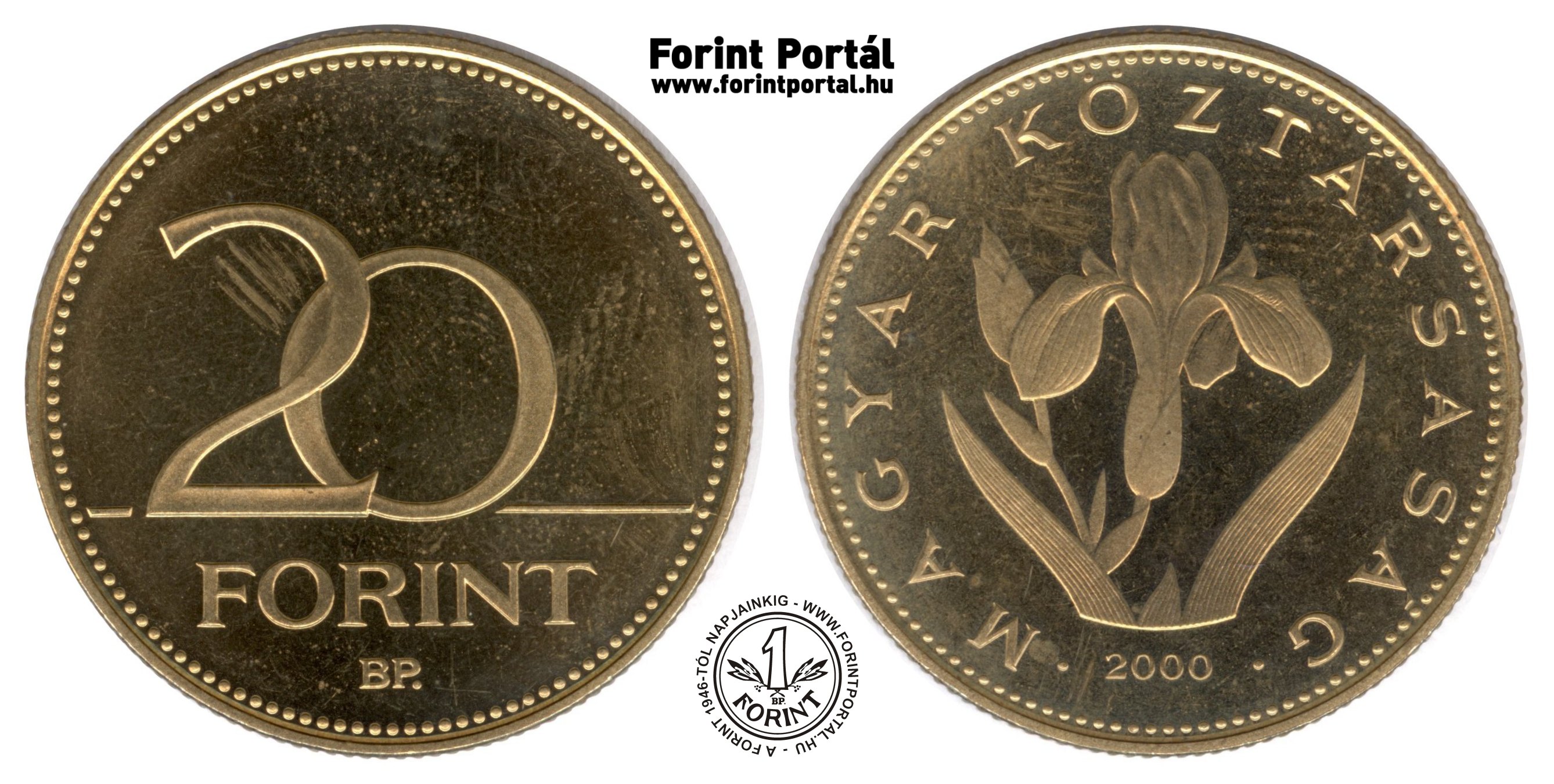 2000 20 forint BU (Brilliant Uncirculated) - Forint Portál Numizmatika ...