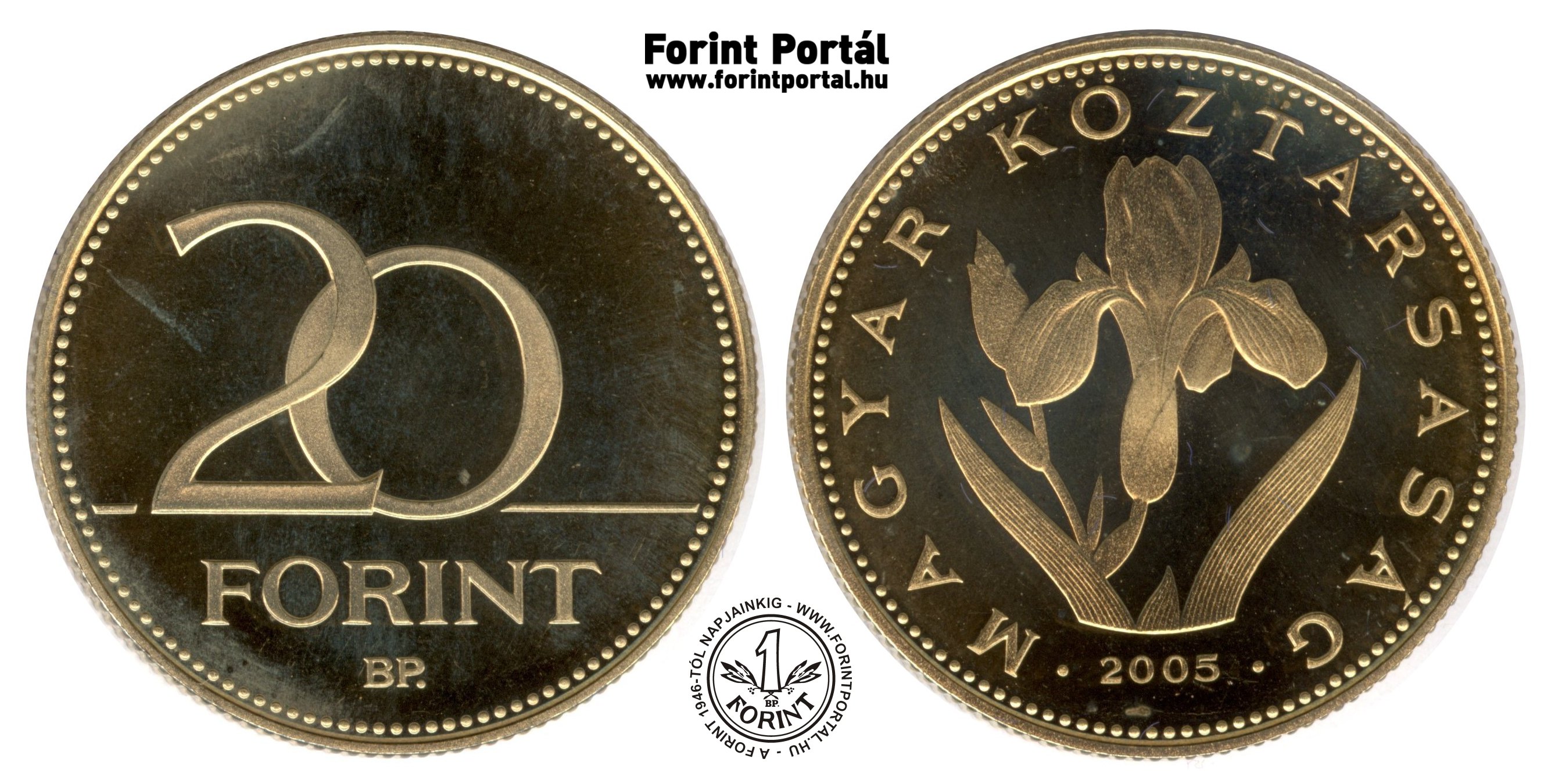2005 20 forint - Forint Portál Numizmatika - A Forint 1946-tól ...
