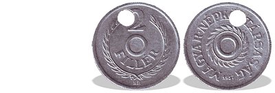 1957-es 2 fillr flrelyukasztott