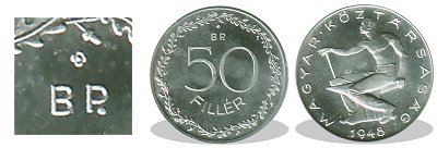 1948-as 50 fillr rozetts utnveret