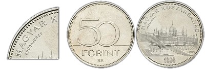 2006-os 50 forint 1956-os magyar forradalom s szabadsgharc 50. vfordulja alkalmbl prbaveret UNC