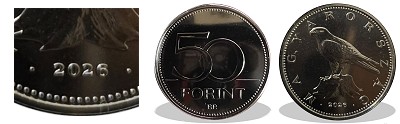 2026-os 50 forint BU (extra verdef�nyes)