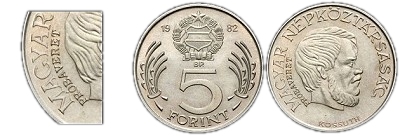 1982-es 5 forint prbaveret