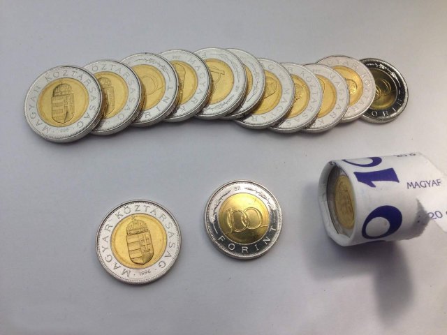 1996-as Bi-metl 100 forintos rolni - (1996 100 forintos rolni)