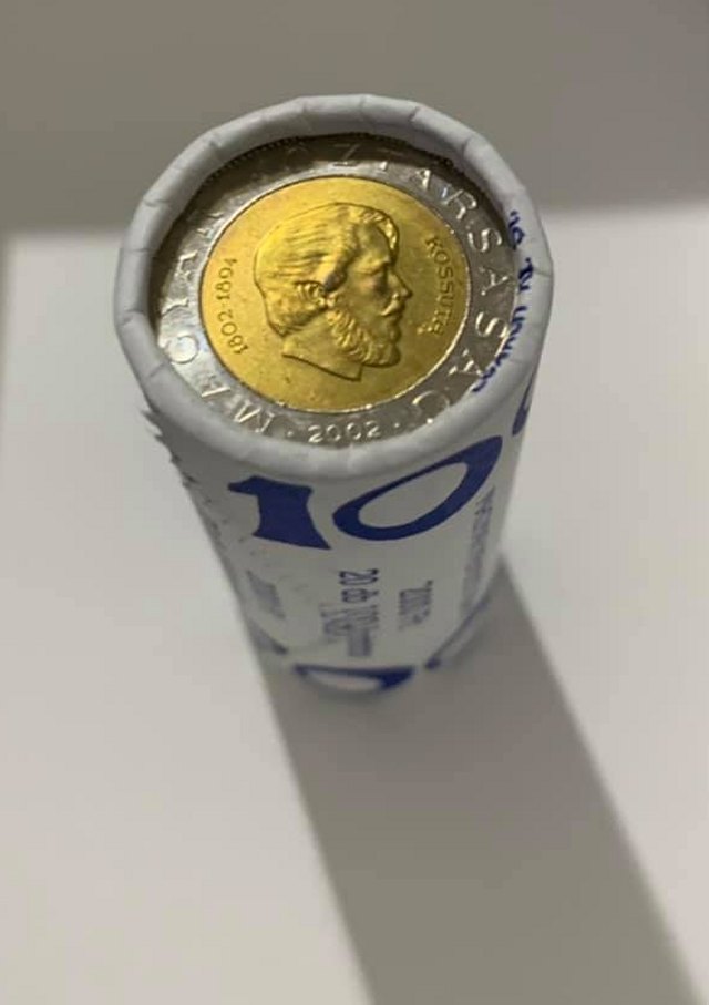 2002-es Bi-metl 100 forintos rolni - (2002 100 forintos rolni)