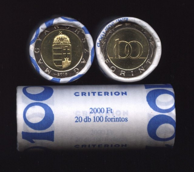 2018-as Bi-metl 100 forintos rolni - (2018 100 forintos rolni)