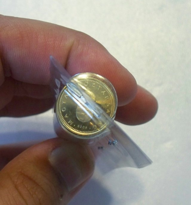 2005-s 1 forintos PROOF rolni - (2005 1 forintos rolni)