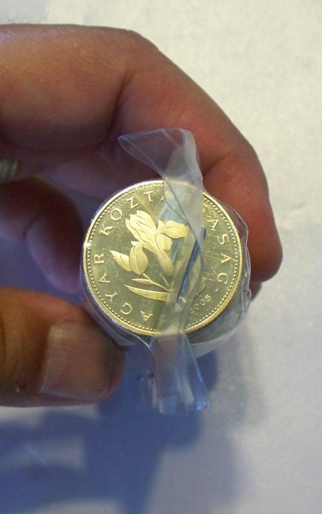 2005-s 20 forintos PROOF rolni - (2005 20 forintos rolni)