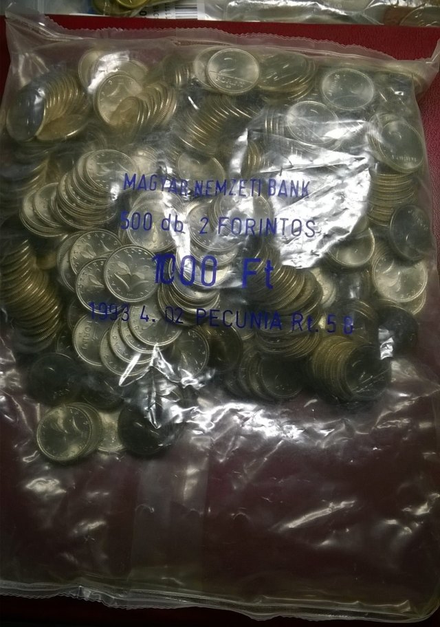 1993-as 2 forintos zsk - (1993 2 forintos zacsk)