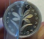 2005-s PROOF 2 forintos PROOF rolni - (2005 2 forintos PROOF rolni)
