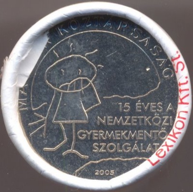 2005-s 50 forintos 15 ves a Nemzetkzi Gyermekment szolglat rolni - (2005 50 forintos 15 ves a Nemzetkzi Gyermekment szolglat rolni)