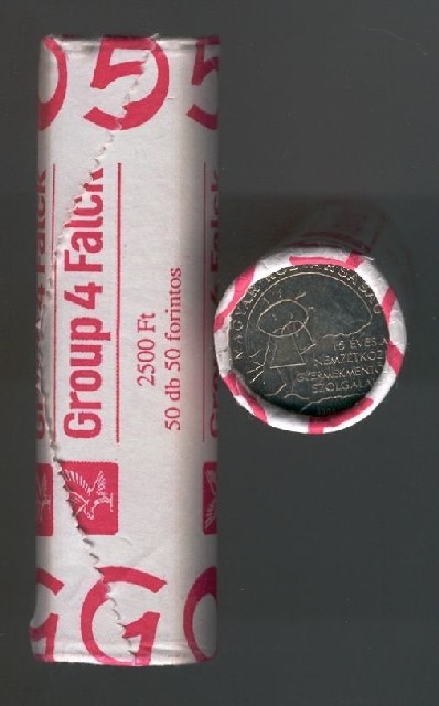 2005-s 50 forintos 15 ves a Nemzetkzi Gyermekment szolglat rolni - (2005 50 forintos 15 ves a Nemzetkzi Gyermekment szolglat rolni)