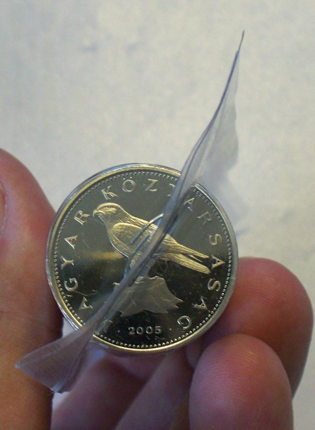 2005-s 50 forintos PROOF rolni - (2005 50 forintos rolni)