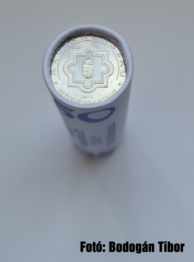 2016-os 50 forintos Hetven ves a forint rolni - (2016 50 forintos 70 ves a forint rolni)
