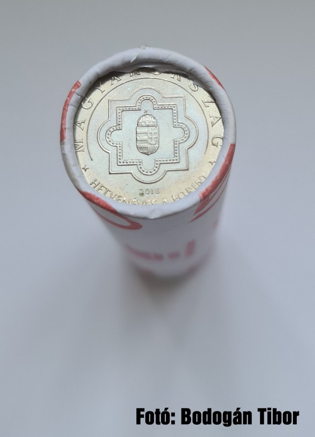 2016-os 50 forintos Hetven ves a forint rolni - (2016 50 forintos 70 ves a forint rolni)