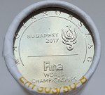 2017-es 50 forintos FINA Vizes Világbajnokság rolni - (2017 50 forintos FINA Világbajnokság rolni)