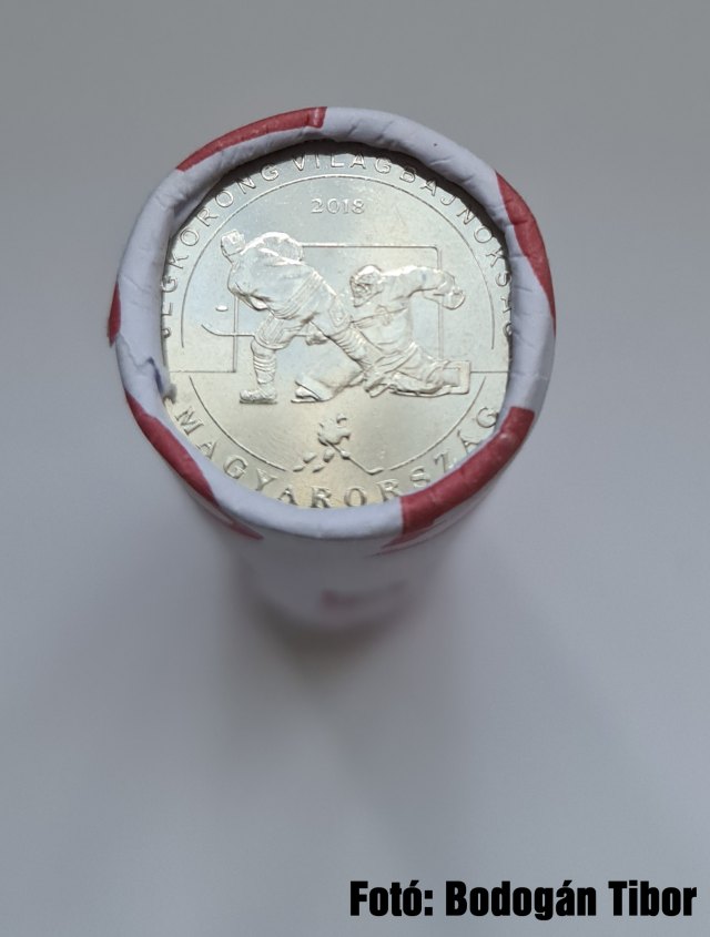 2018-as 50 forintos Jgkorong Vilgbajnoksg rolni - (2018 50 forintos Jgkorong Vilgbajnoksg rolni)