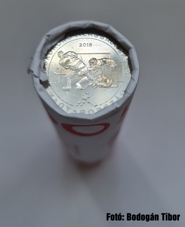 2018-as 50 forintos Jgkorong Vilgbajnoksg rolni - (2018 50 forintos Jgkorong Vilgbajnoksg rolni)