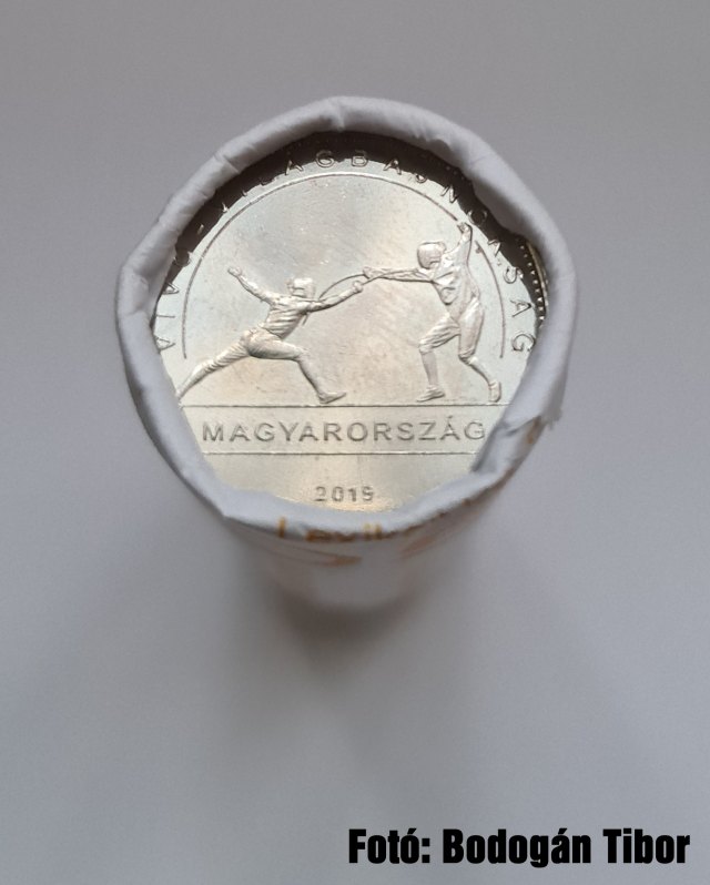 2019-es 50 forintos FIE Vv Vilgbajnoksg rolni - (2019 50 forintos FIE Vv Vilgbajnoksg rolni)