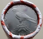2020-as 50 forintos lebegő sólyom rolni - (2020 50 forintos lebegő solymos rolni)