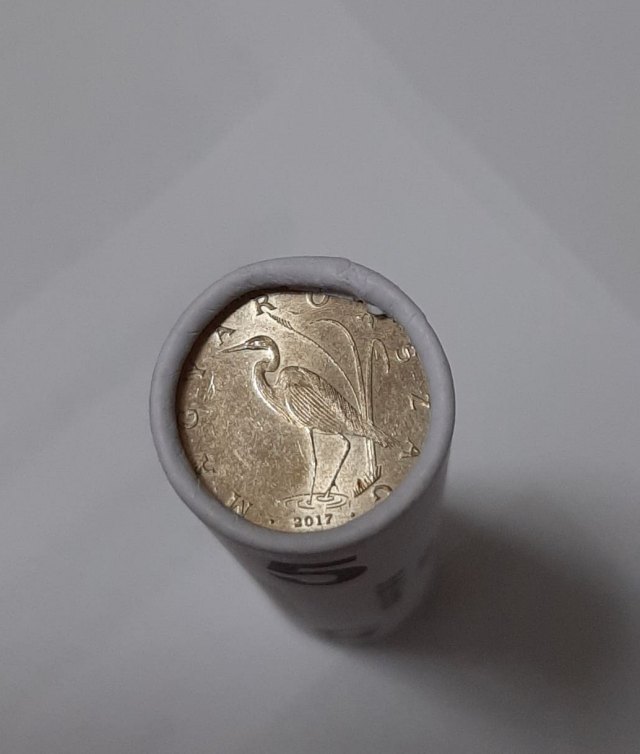 2017-es 5 forint rolni hibs csomagols 2500 forint jelzssel